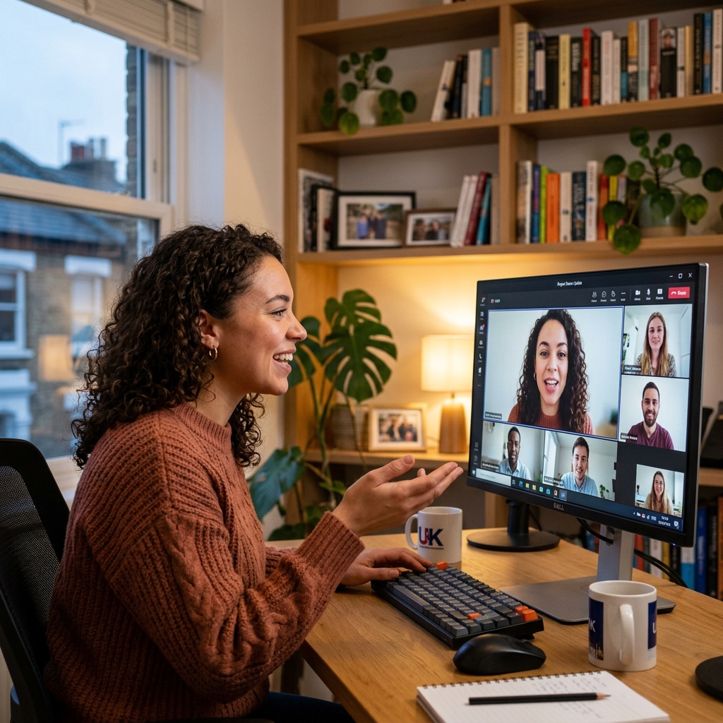 Best webcam for video calls UK 2026 - clear communication setup.